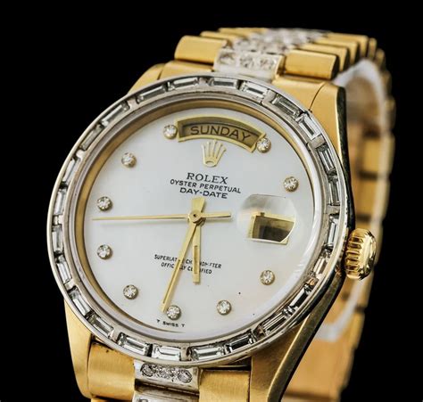 rolex 18kt yellow gold.